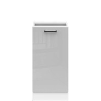 JUNONA LINE Тумба ліва D1D/40/82L BBL BRW світло-сірий глянець JUNONA LINE Тумба ліва D1D/40/82L BBL BRW світло-сірий глянець
