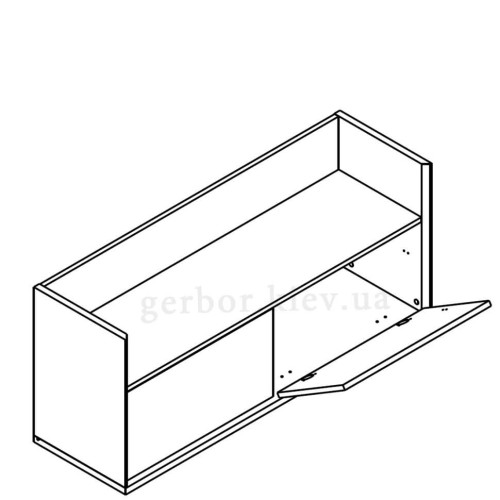 Фото тумби для взуття ДЕЛІ KOM2K Гербор – схема наповнення