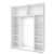 G-КАЙЗЕР Шафа-купе 2 ДСП ДОРОС (DOROS) 180х60х240