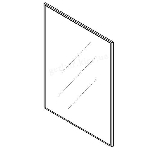 Фото дзеркала ХІЛС LUS90/120 Гербор – схема вертикального розташування