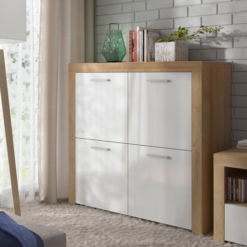 Фото тумбы BALDER KOM4D BRW в интерьере гостиной