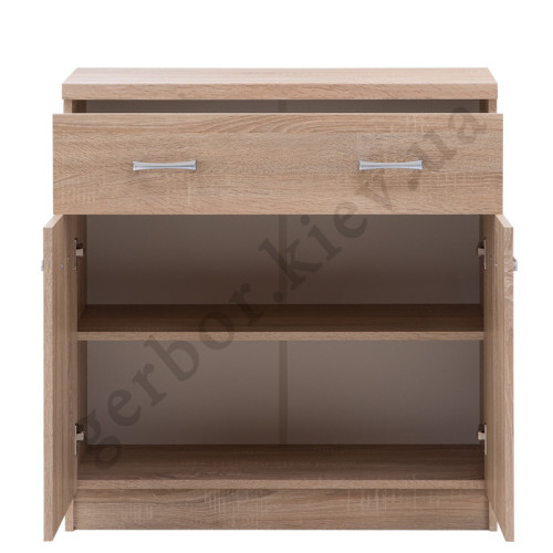 Фото наполнения тумбы KOM 2D1S_80 TOP-MIX VMV Holding дуб сонома