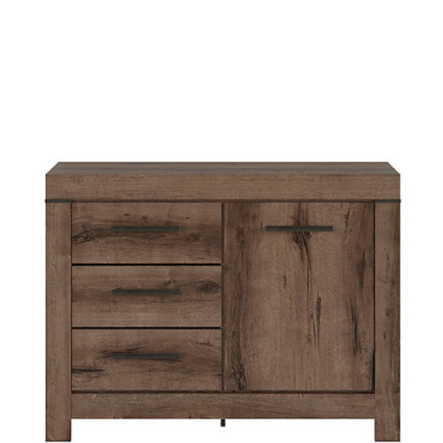 Фото тумбы BALIN KOM1D3S BRW дуб монастери - вид спереди