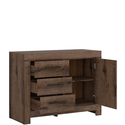 Фото наполнения тумбы BALIN KOM1D3S BRW дуб монастери