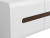 Фото тумбы ТВ AZTECA TRIO  RTV2D2S/4/15 BRW белый / белый глянец - ручки