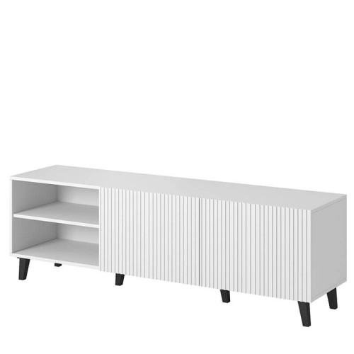 Фото тумбы ТВ 150 PAFOS CAMA MEBLE белый – ниши слева