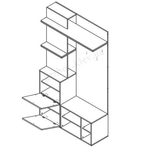 Фото передпокою ЛУЇЗА Гербор – схема наповнення