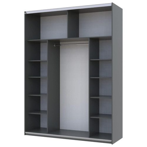 G-КАЙЗЕР Шафа-купе 1 ДСП / 1 Скло ДОРОС (DOROS) 180х60х240