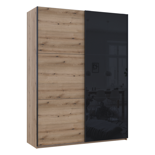 G-КАЙЗЕР Шафа-купе 1 ДСП / 1 Скло ДОРОС (DOROS) 180х60х240