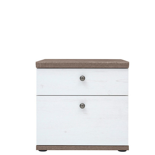 Фото прикроватной тумбочки KOM2S/5/5 STOCKHOLM BRW - вид спереди