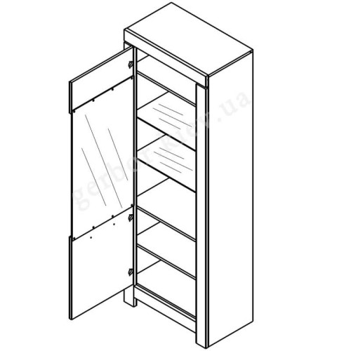 Фото вітрини REG1W БЕЛЕН Гербор – схема наповнення