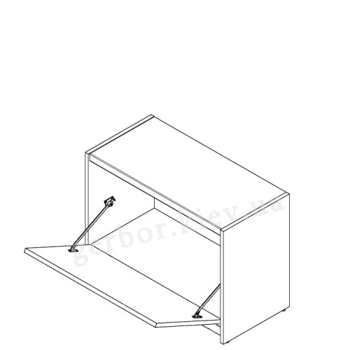 Фото тумбы для взуття ОПЕН SFB1K Гербор - схема наповнення