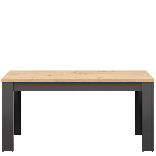 Фото обеденного стола HESEN STO/7/16 BRW графит / дуб артизан