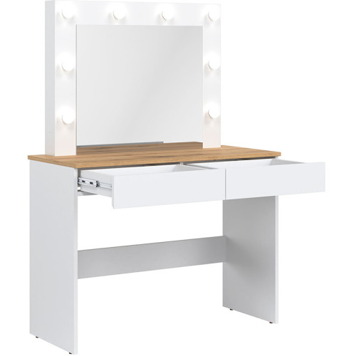 Фото туалетного столу REMI RM16 LIVEO BOGFRAN білий / дуб евок