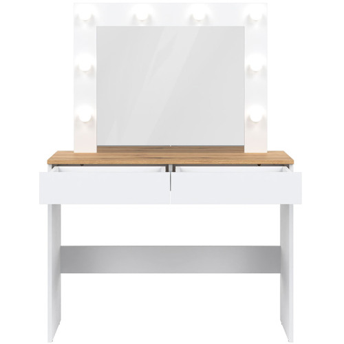 Фото туалетного столу REMI RM16 LIVEO BOGFRAN білий / дуб евок