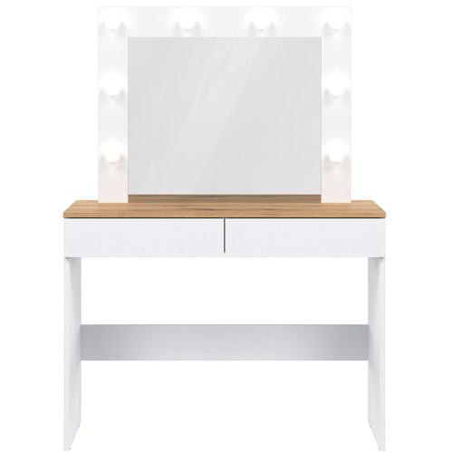 Фото туалетного столу REMI RM16 LIVEO BOGFRAN білий / дуб евок