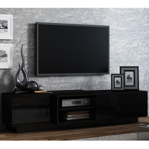 SIGMA 1E CAMA MEBLE Тумба ТВ NIGHT с цоколем