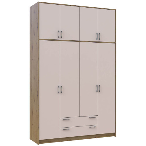 РОНДІ Шафа з високою антресоллю 4 ДСП ДОРОС (DOROS) 160х52х260