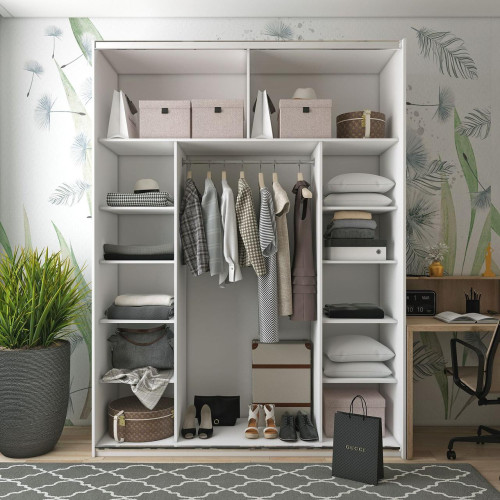 G-КАЙЗЕР Шафа-купе 1 ДСП / 1 Дзеркало ДОРОС (DOROS) 180х60х240