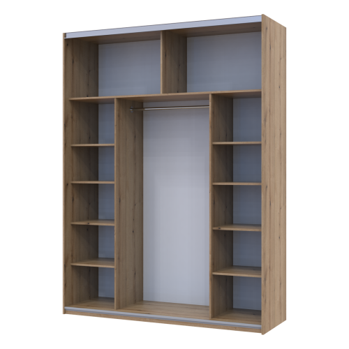 G-КАЙЗЕР Шафа-купе 1 ДСП / 1 Дзеркало ДОРОС (DOROS) 180х60х240