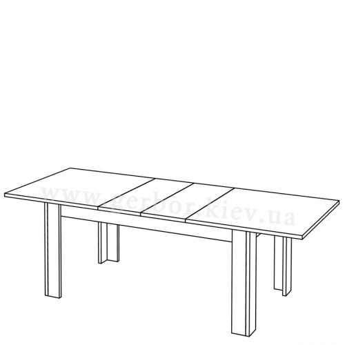 На фото схема обеденного стола TAHOE TA21 BOGFRAN