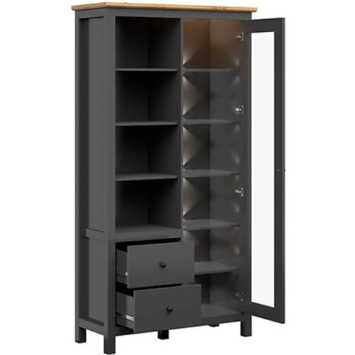 Фото мебели для столовой HESEN BRW – наполнение витрины