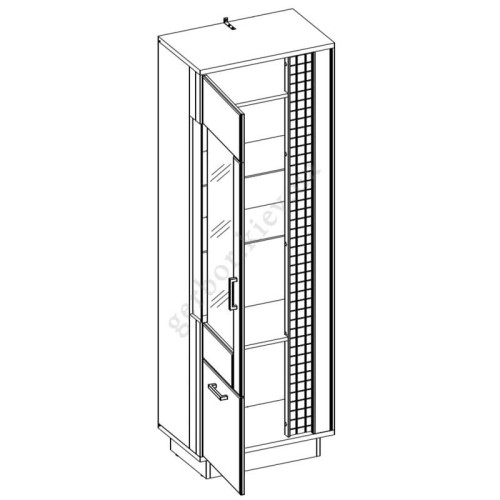 Фото витрины DORIAN DN6 BOGFRAN – схема наполнения