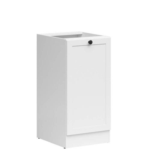 Фото лівої тумби JUNONA LINE D1D/40/82L BBL BRW білий – вигляд збоку