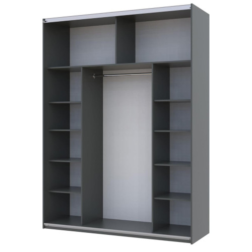 G-КАЙЗЕР Шафа-купе 2 Скла ДОРОС (DOROS) 180х60х240