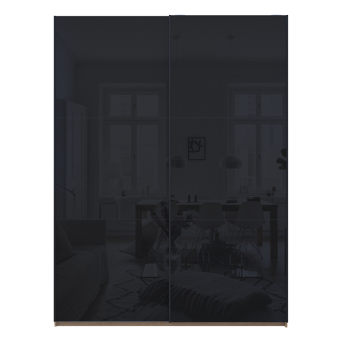 G-КАЙЗЕР Шафа-купе 2 Скла ДОРОС (DOROS) 180х60х240