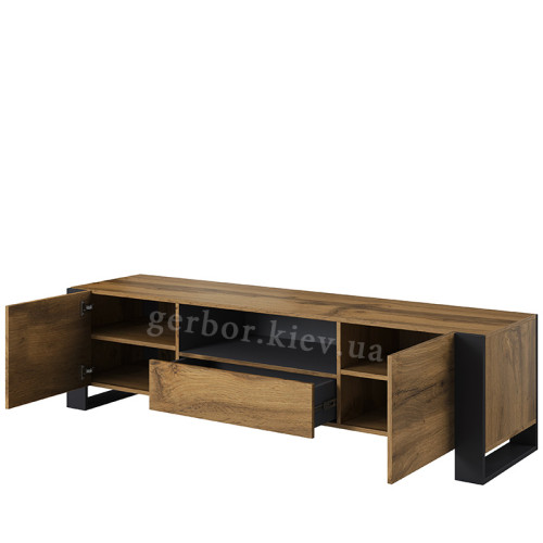 Фото наполнения тумбы ТВ WOOD CAMA MEBLE