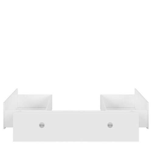 Фото комплекта белых ящиков NEPO PLUS LOZ3S/160_OPCJA BRW – вид спереди