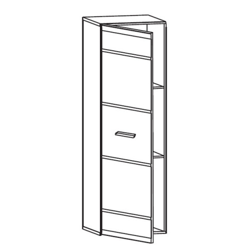 Фото навісного пеналу ВУШЕР SFW1D Гербор з відкриванням вліво