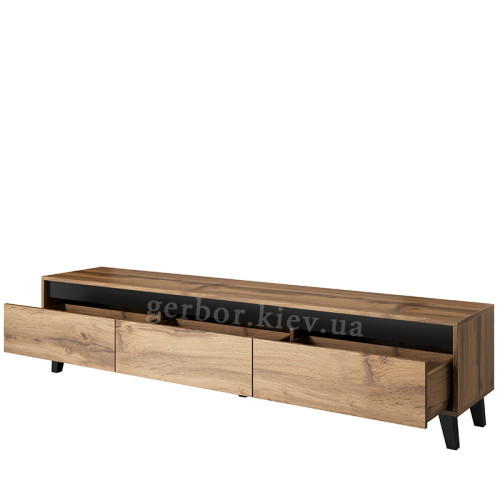 Фото наполнения тумбы ТВ NORD CAMA MEBLE