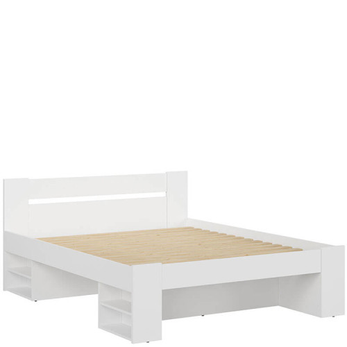 Фото белой кровати NEPO PLUS LOZ3S/160 BRW