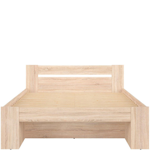 Фото кровати NEPO PLUS LOZ3S/160 BRW дуб сонома – вид спереди