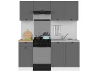 JUNONA LINE 170 ZBL Кухня BRW графіт JUNONA LINE 170 ZBL Кухня BRW графіт