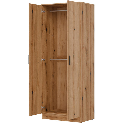 Фото шафи MONTANA MT01 LIVEO BOGFRAN (дуб евок) – вигляд з правого боку наповнення