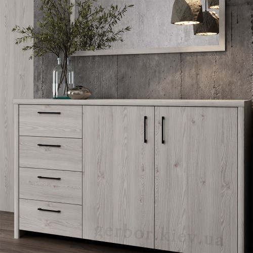 Фото комоду БЛАНШ KOM2D4S БРВ (ВМК) в інтер'єрі