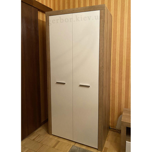 Фото шкафа BALDER SZF2D BRW от покупателя – вид сбоку