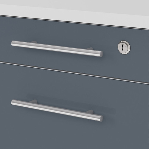 Фото мобильной тумбочки OFFICE LUX KON3S BRW - ручки