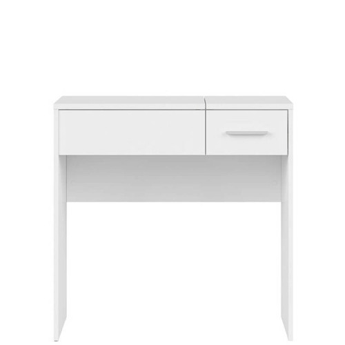 Фото белого туалетного столика NEPO PLUS TOL1K1S BRW – вид спереди