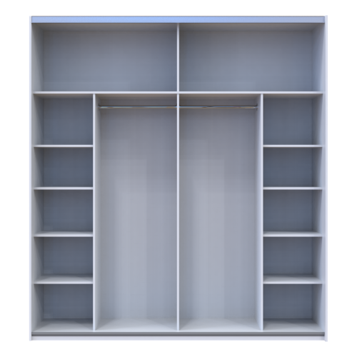 G-КАЙЗЕР Шафа-купе 2 ДСП / 5 частин ДОРОС (DOROS) 220х60х240