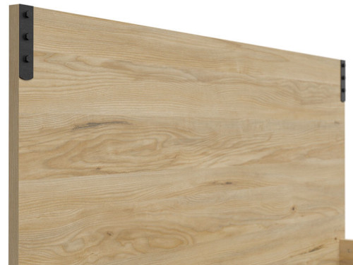 Фото ліжка з шухлядою LARA LOZ/120_SZU/55 BRW – узголів'я