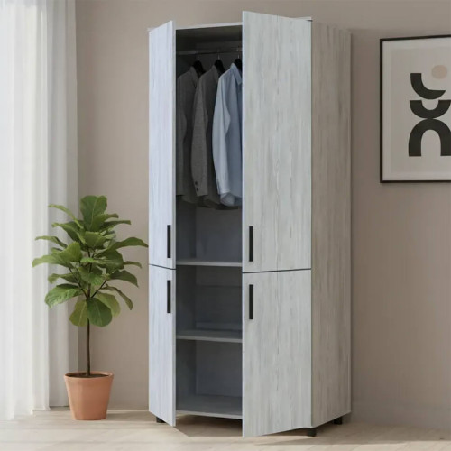 Фото наповнення шафи ТОРН 2 ДСП штанга ДОРОС (DOROS) сосна натті в інтер'єрі