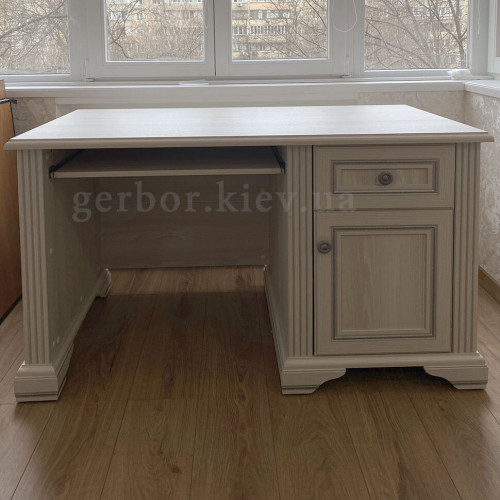 Фото письмового столу 130 ВАЙТ Гербор від покупця