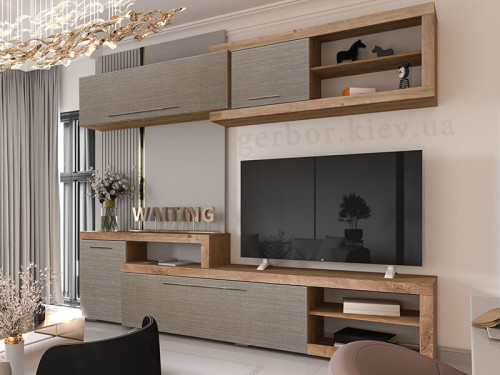 Фото вітальні ВЕРОНИКА БРВ дуб готланд / грейж тессі