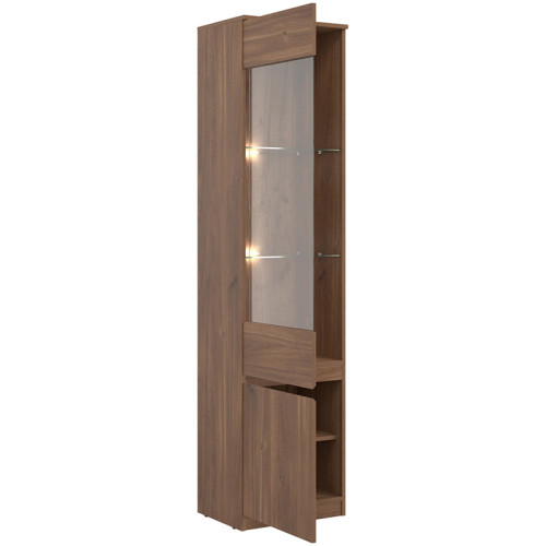 Фото вітальні REMI LIVEO BOGFRAN дуб кастелло – наповнення вітрини