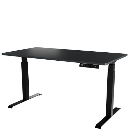 Фото столу-трансформера MOON LONG CAMA MEBLE антрацит – вигляд збоку