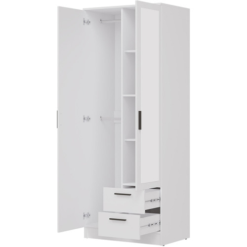 Фото шафи із дзеркалом MONTANA MT02 LIVEO BOGFRAN – вигляд з правого боку наповнення